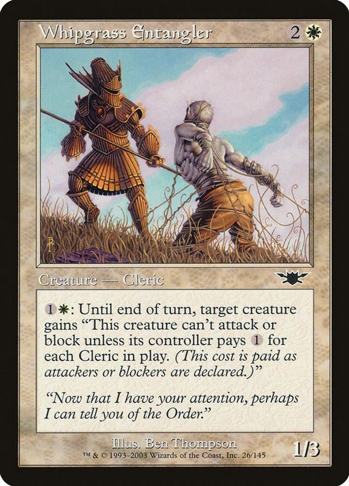 2003 Magic: The Gathering: Legions (LGN) - Whipgrass Entangler (#26, Common) (, Near Mint)