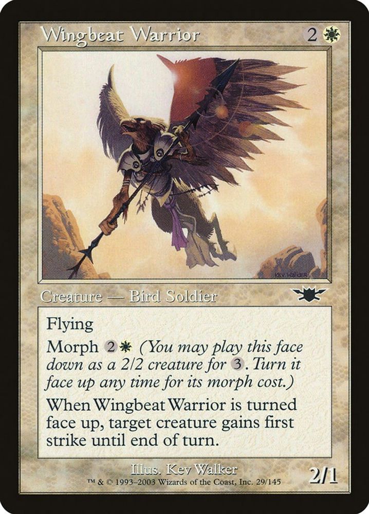 2003 Magic: The Gathering: Legions (LGN) - Wingbeat Warrior (#29, Common) (, Near Mint)