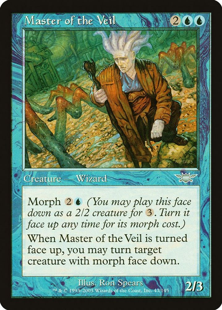 2003 Magic: The Gathering: Legions (LGN) - Master of the Veil (#43, Uncommon) (, Near Mint)