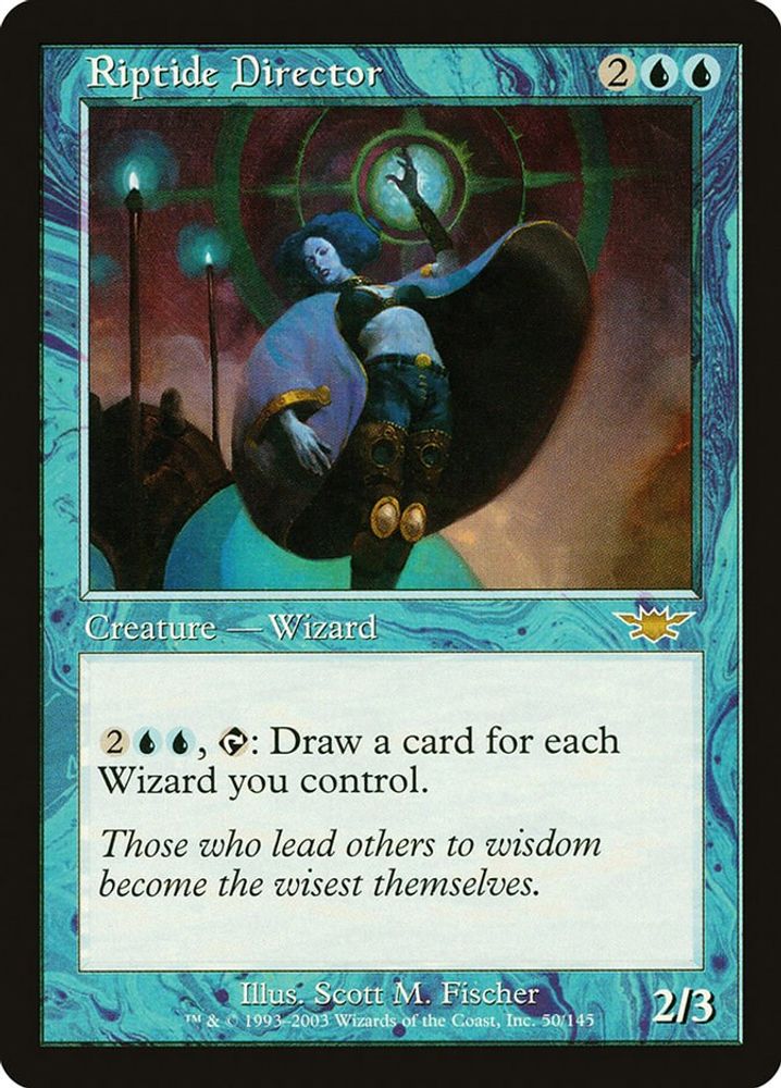 2003 Magic: The Gathering: Legions (LGN) - Riptide Director (#50, Rare) (, Near Mint)