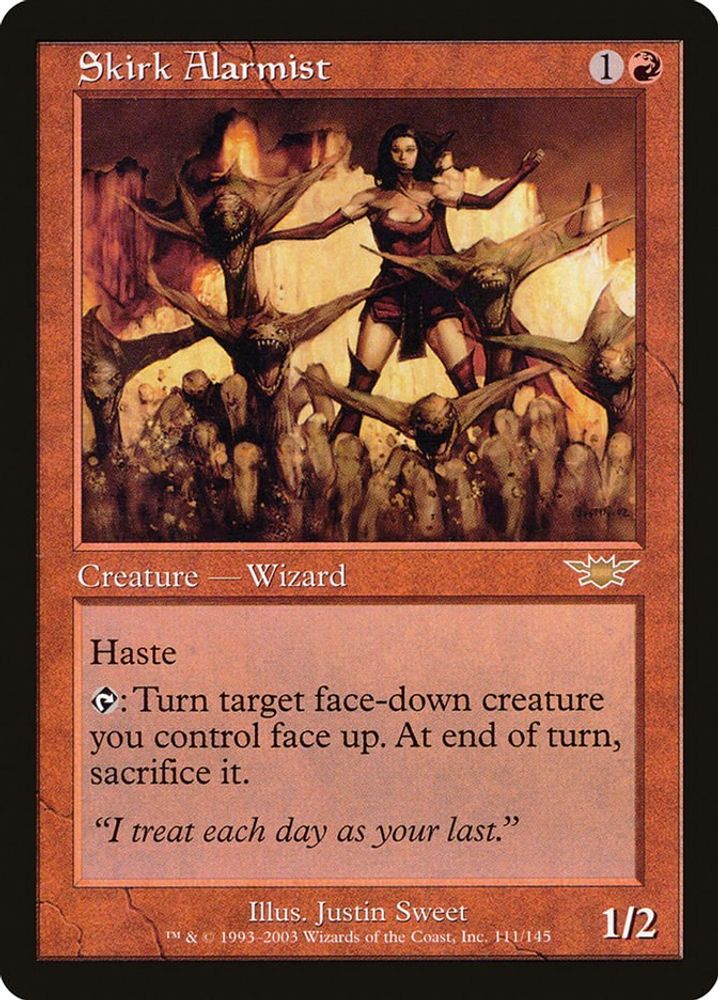 2003 Magic: The Gathering: Legions (LGN) - Skirk Alarmist (#111, Rare) (, Near Mint)