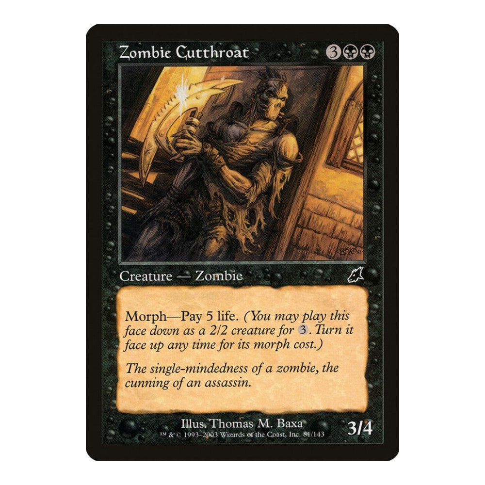 Zombie Cutthroat - Scourge () - Near Mint -