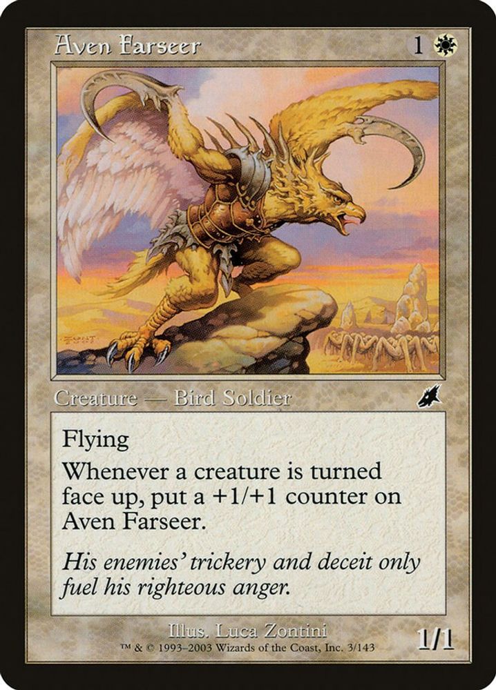 2003 Magic: The Gathering: Scourge (SCG) - Aven Farseer (#3, Common) (, Near Mint)