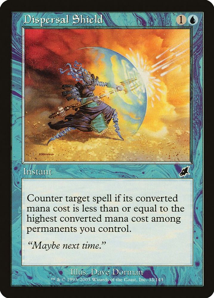 2003 Magic: The Gathering: Scourge (SCG) - Dispersal Shield (#33, Common) (, Near Mint)