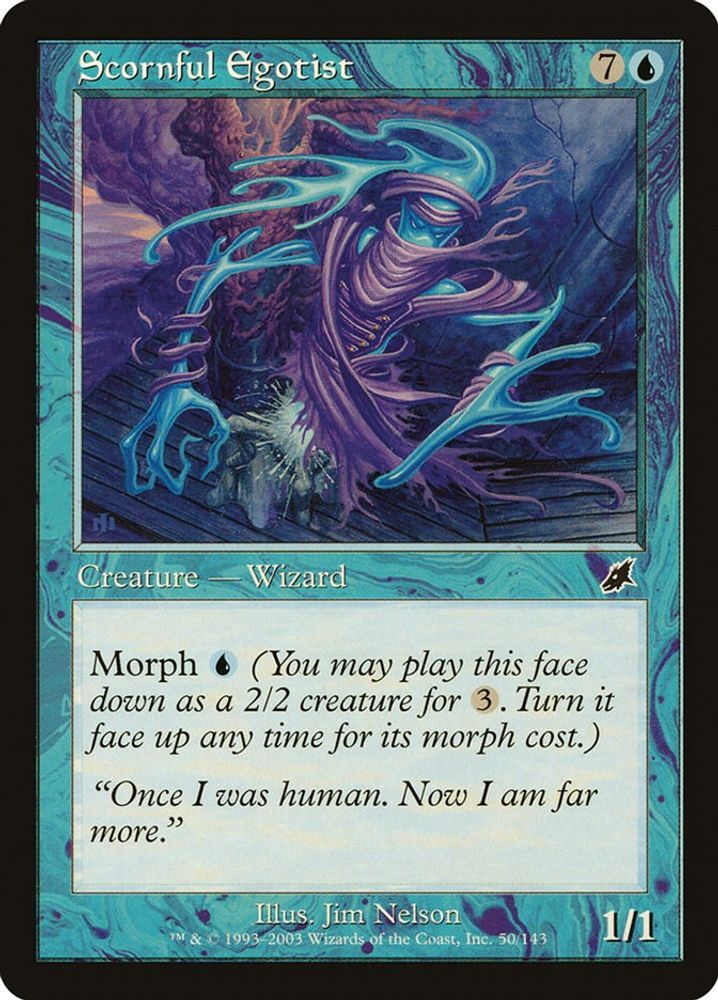 2003 Magic: The Gathering: Scourge (SCG) - Scornful Egotist (#50, Common) (, Near Mint)