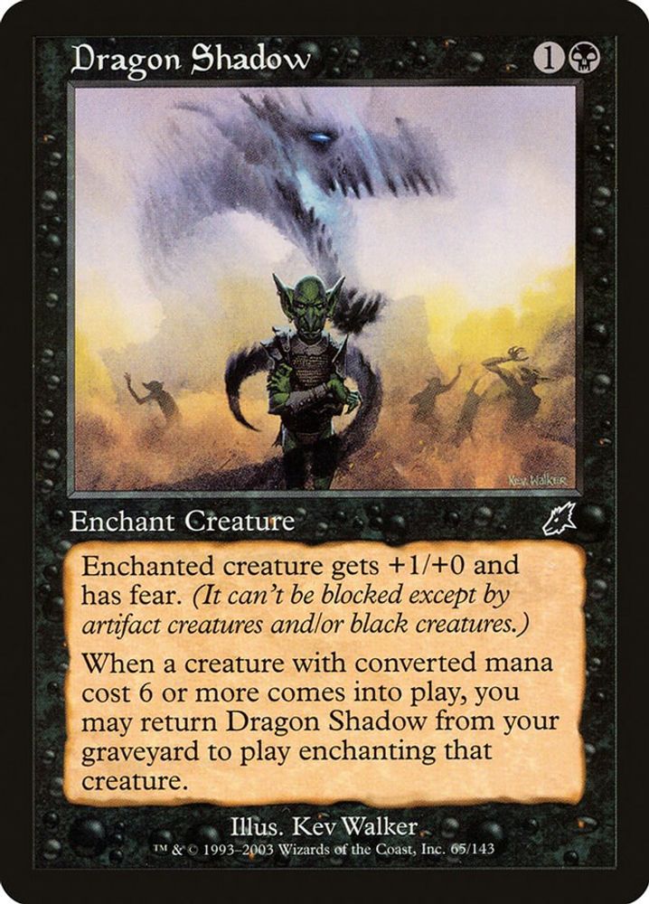 2003 Magic: The Gathering: Scourge (SCG) - Dragon Shadow (#65, Common) (, Near Mint)