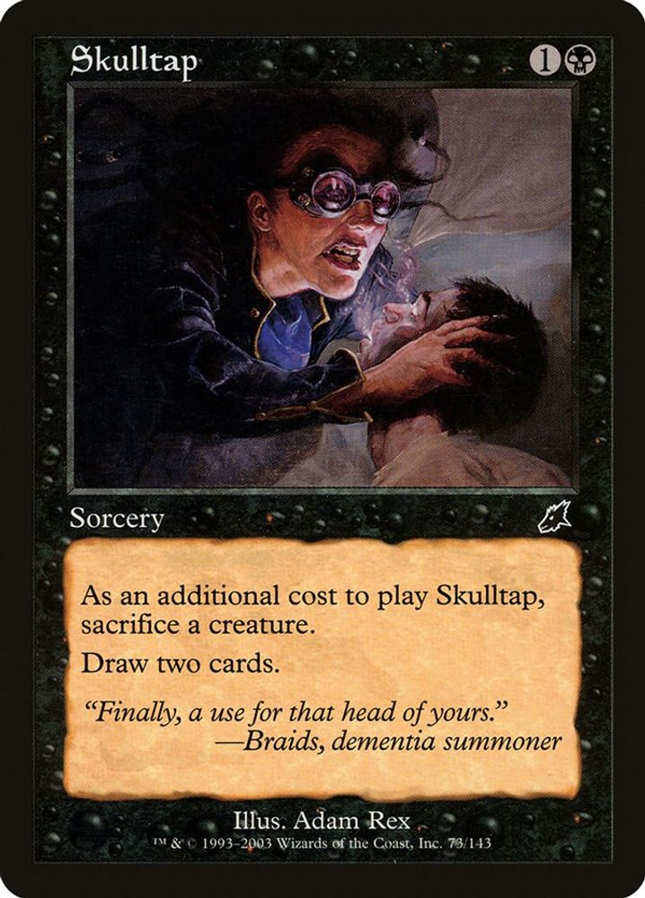 2003 Magic: The Gathering: Scourge (SCG) - Skulltap (#73, Common) (, Near Mint)