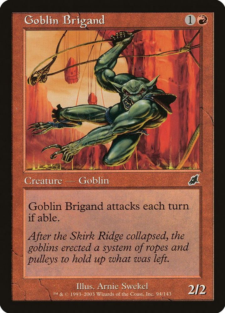 2003 Magic: The Gathering: Scourge (SCG) - Goblin Brigand (#94, Common) (, Near Mint)