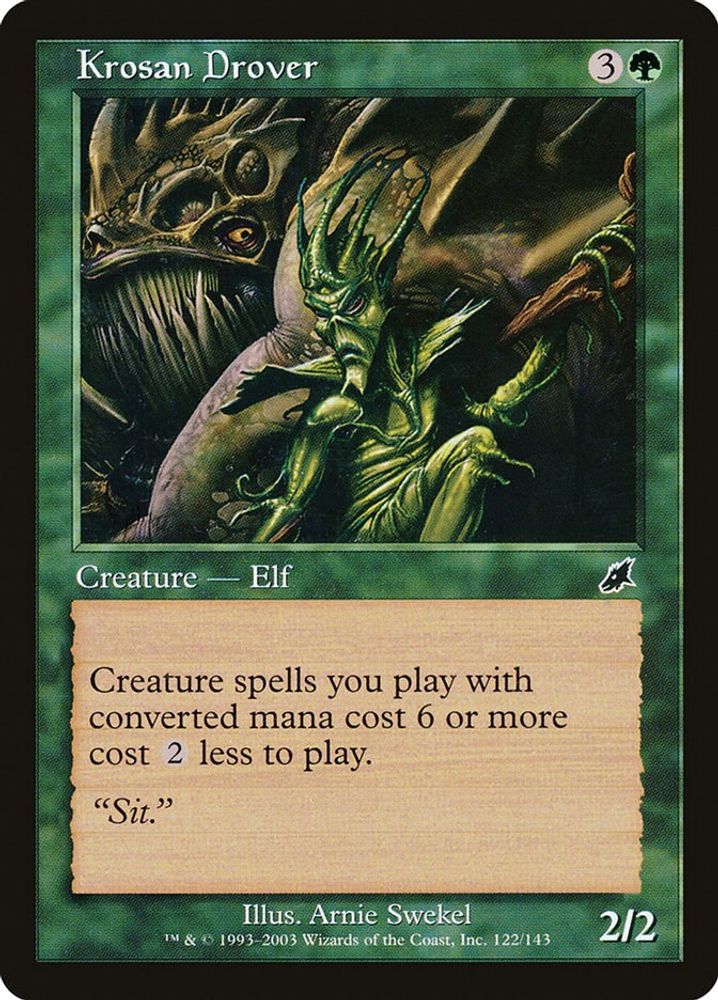 2003 Magic: The Gathering: Scourge (SCG) - Krosan Drover (#122, Common) (, Near Mint)