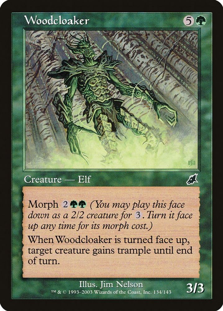 2003 Magic: The Gathering: Scourge (SCG) - Woodcloaker (#134, Common) (, Near Mint)