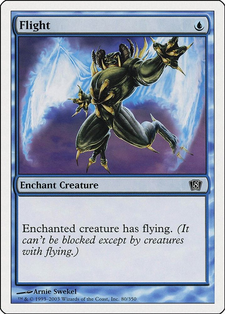 2003 Magic: The Gathering: 8th Edition (8ED) - Flight (#80★, Common) (, Near Mint)