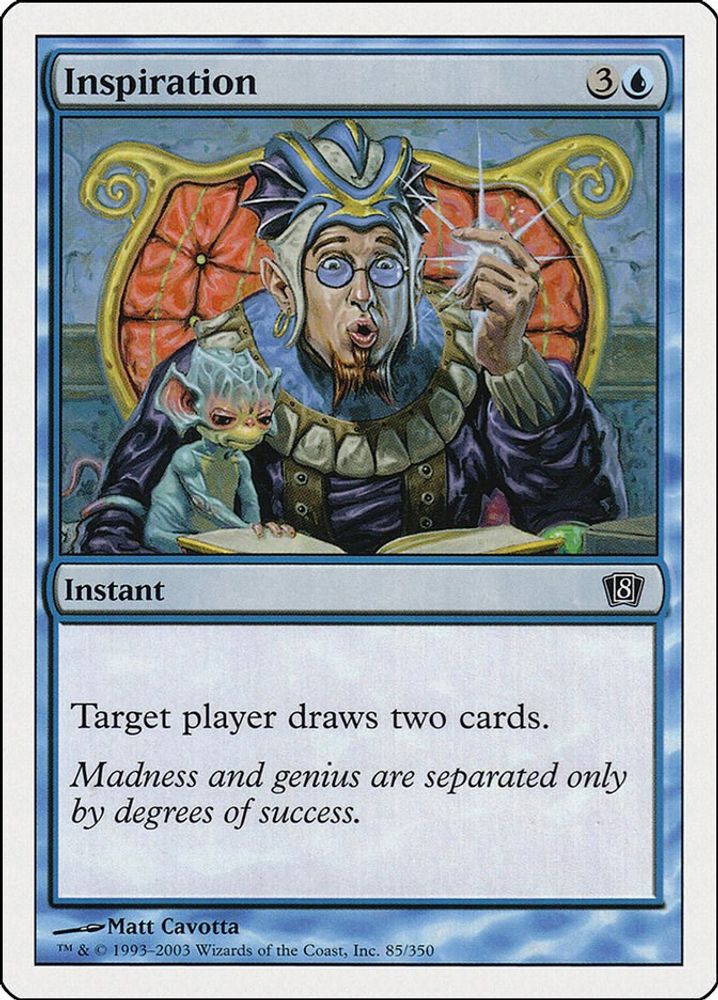 2003 Magic: The Gathering: 8th Edition (8ED) - Inspiration (#85★, Common) (, Near Mint)