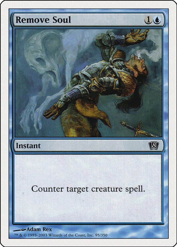 2003 Magic: The Gathering: 8th Edition (8ED) - Remove Soul (#95★, Common) (, Near Mint)