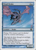 2003 Magic: The Gathering: 8th Edition (8ED) - Wind Drake (#114★, Common) (, Near Mint)