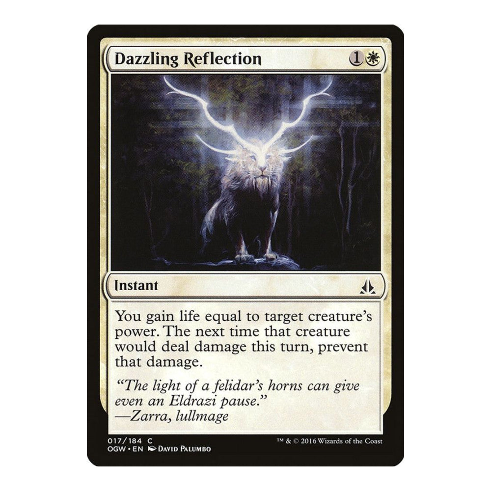 2016 Magic: The Gathering: Oath of the Gatewatch (OGW) - Dazzling Reflection (#17, Common) (, Near Mint)