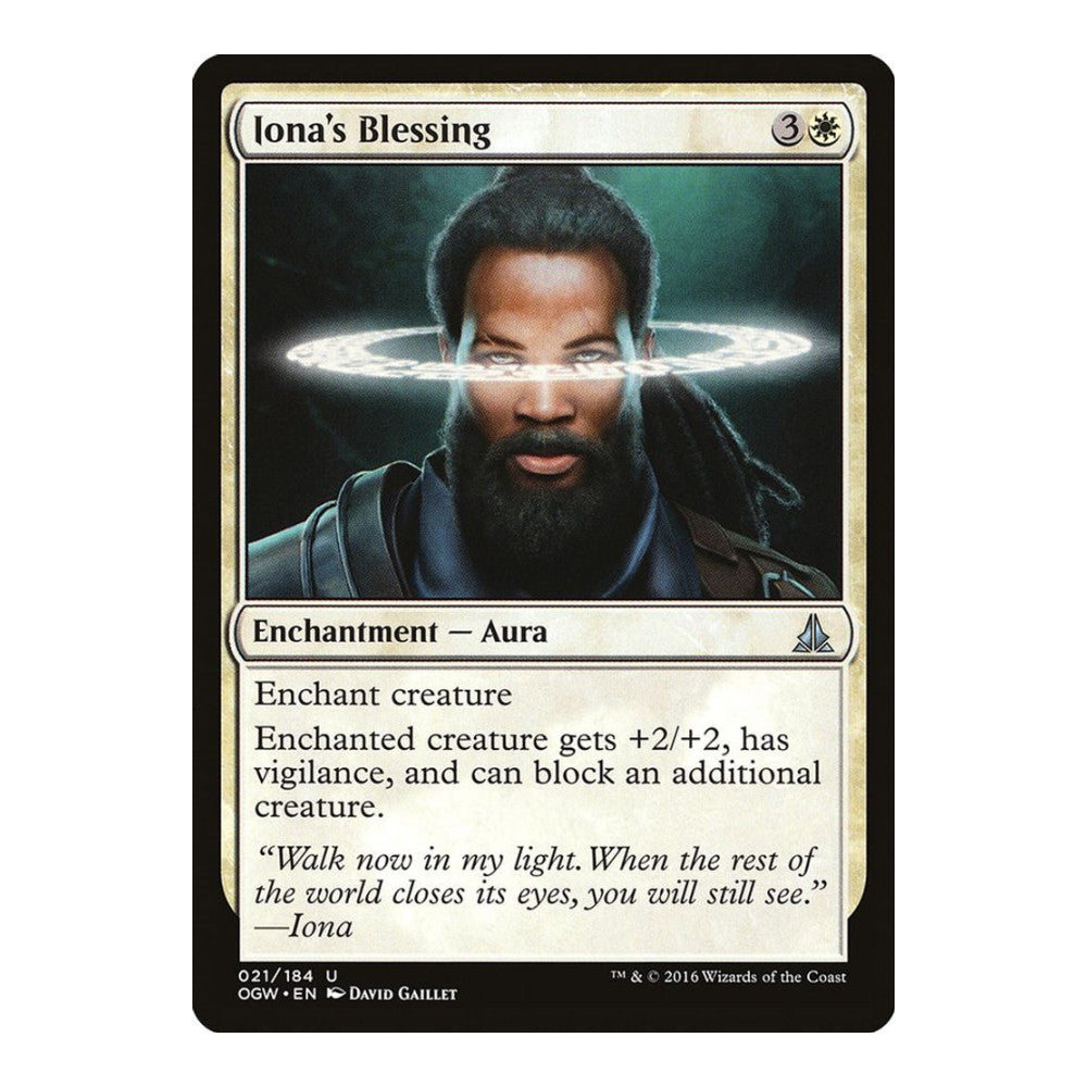 2016 Magic: The Gathering: Oath of the Gatewatch (OGW) - Ionas Blessing (#21, Uncommon) (, Near Mint)