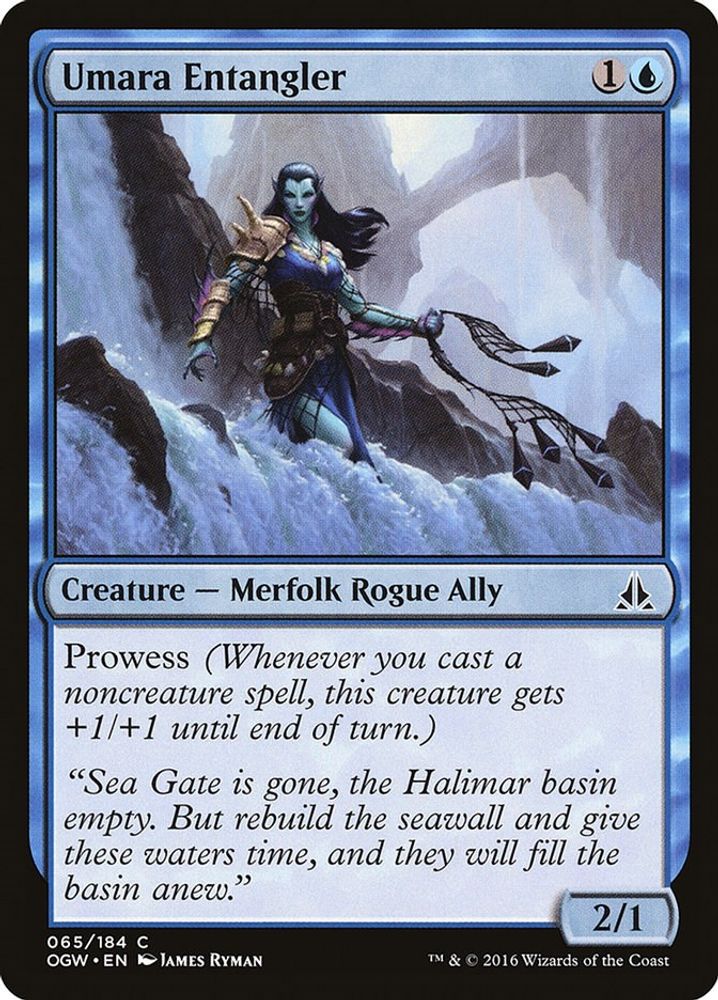 2016 Magic: The Gathering: Oath of the Gatewatch (OGW) - Umara Entangler (#65, Common) (, Near Mint)