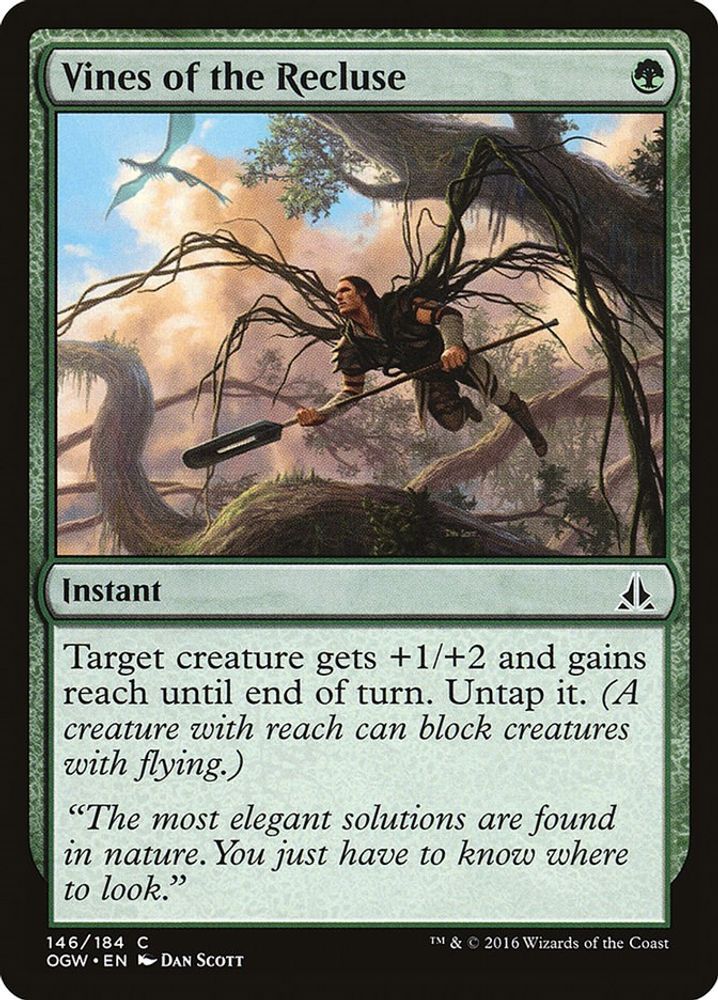 2016 Magic: The Gathering: Oath of the Gatewatch (OGW) - Vines of the Recluse (#146, Common) (, Near Mint)