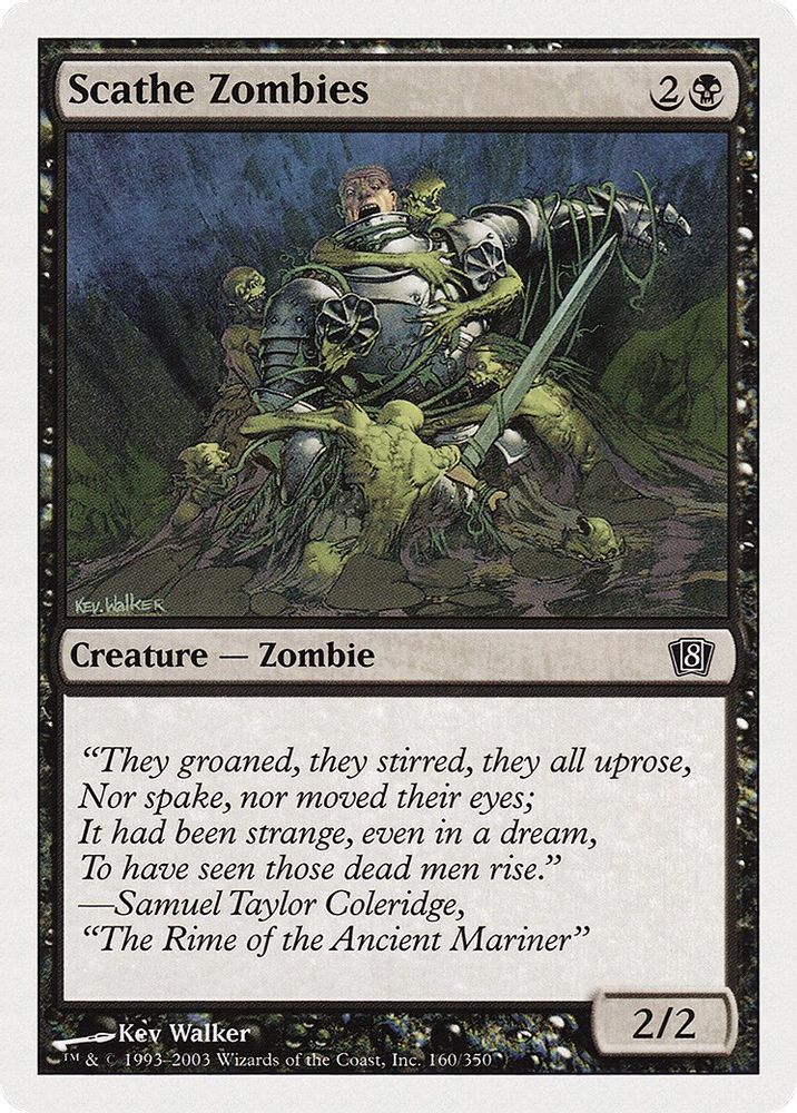 2003 Magic: The Gathering: 8th Edition (8ED) - Scathe Zombies (#160★, Common) (, Near Mint)