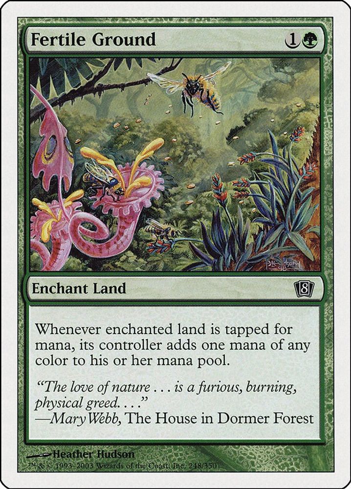 2003 Magic: The Gathering: 8th Edition (8ED) - Fertile Ground (#248★, Common) (, Near Mint)