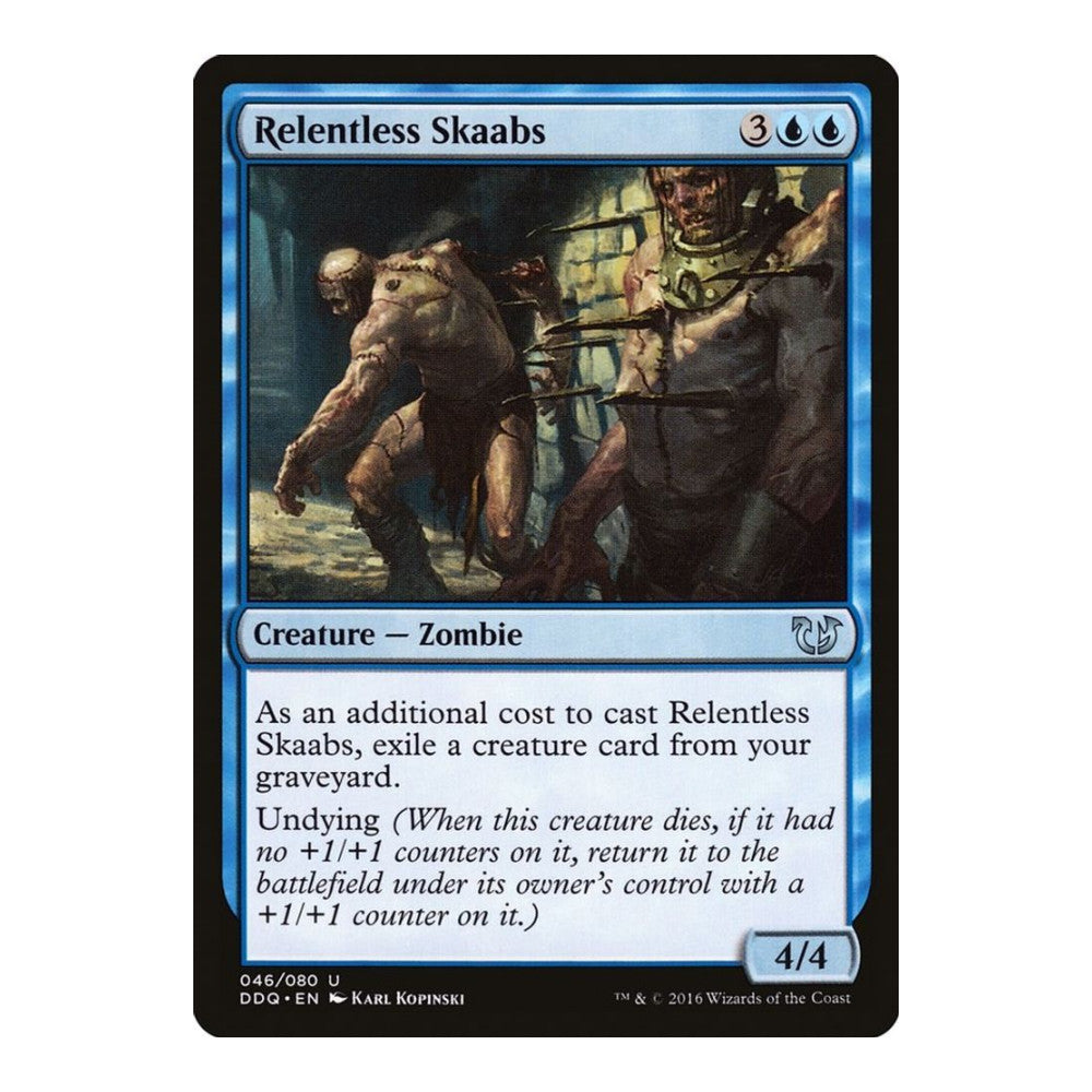 2016 Magic: The Gathering: Duel Decks: Blessed vs. Cursed (DDQ) - Relentless Skaabs (#46, Uncommon) (, Near Mint)