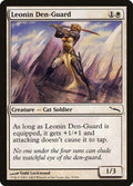 2003 Magic: The Gathering: Mirrodin (MRD) - Leonin Den Guard (#9, Common) (, Near Mint)