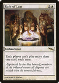 2003 Magic: The Gathering: Mirrodin (MRD) - Rule of Law (#19, Rare) (, Near Mint)