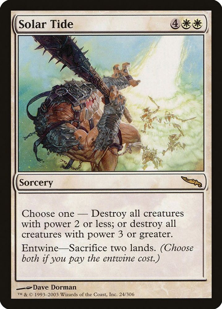 2003 Magic: The Gathering: Mirrodin (MRD) - Solar Tide (#24, Rare) (, Near Mint)
