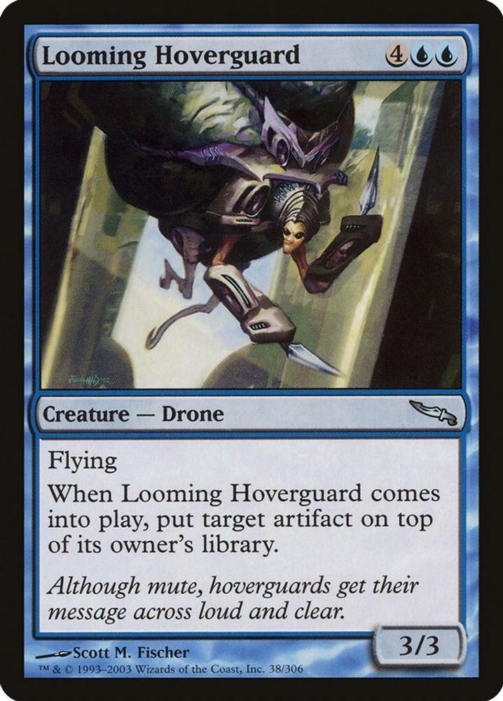 2003 Magic: The Gathering: Mirrodin (MRD) - Looming Hoverguard (#38, Uncommon) (, Near Mint)