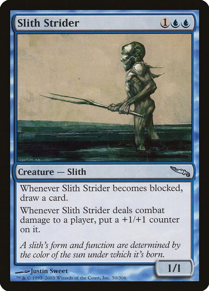 2003 Magic: The Gathering: Mirrodin (MRD) - Slith Strider (#50, Uncommon)