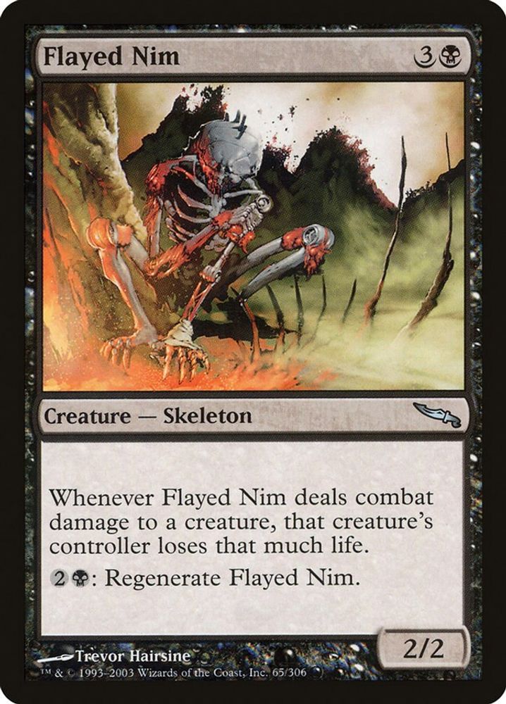 2003 Magic: The Gathering: Mirrodin (MRD) - Flayed Nim (#65, Uncommon) (, Near Mint)