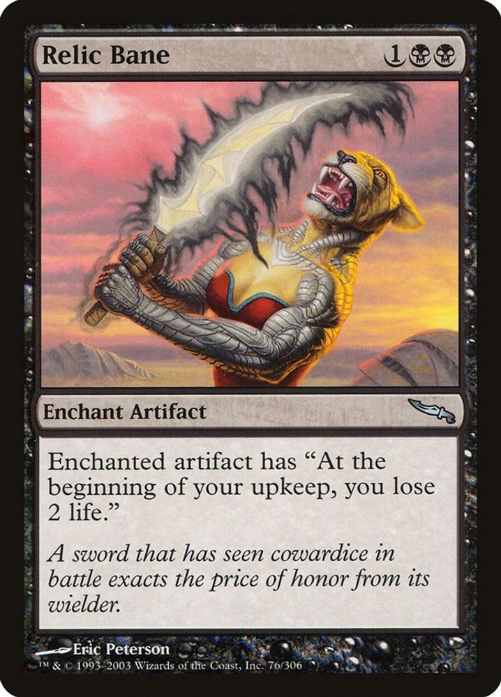 2003 Magic: The Gathering: Mirrodin (MRD) - Relic Bane (#76, Uncommon) (, Near Mint)