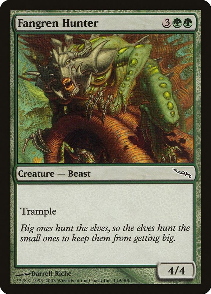 2003 Magic: The Gathering: Mirrodin (MRD) - Fangren Hunter (#119, Common) (, Near Mint)