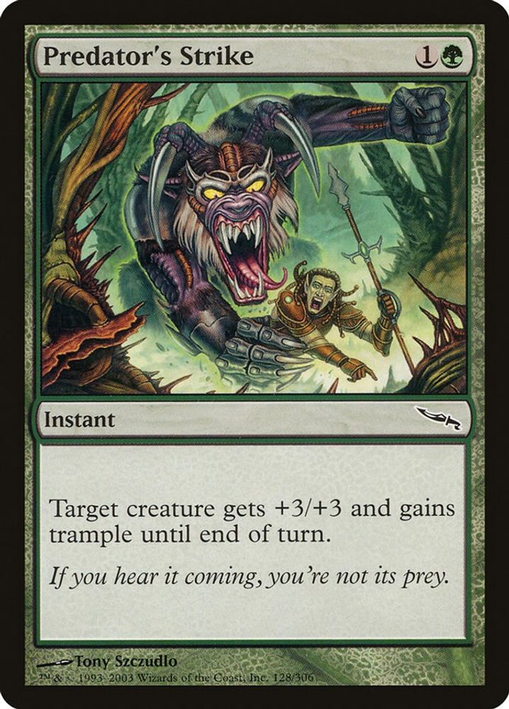 2003 Magic: The Gathering: Mirrodin (MRD) - Predators Strike (#128, Common) (, Near Mint)