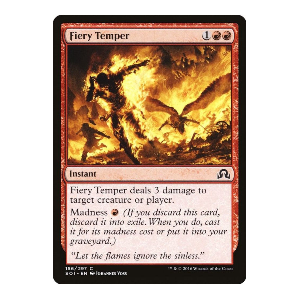 Fiery Temper - Shadows over Innistrad () - Near Mint -