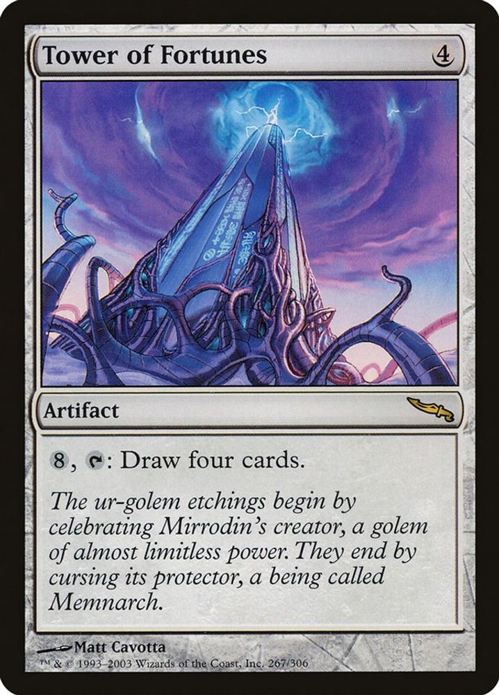 2003 Magic: The Gathering: Mirrodin (MRD) - Tower of Fortunes (#267, Rare) (, Near Mint)