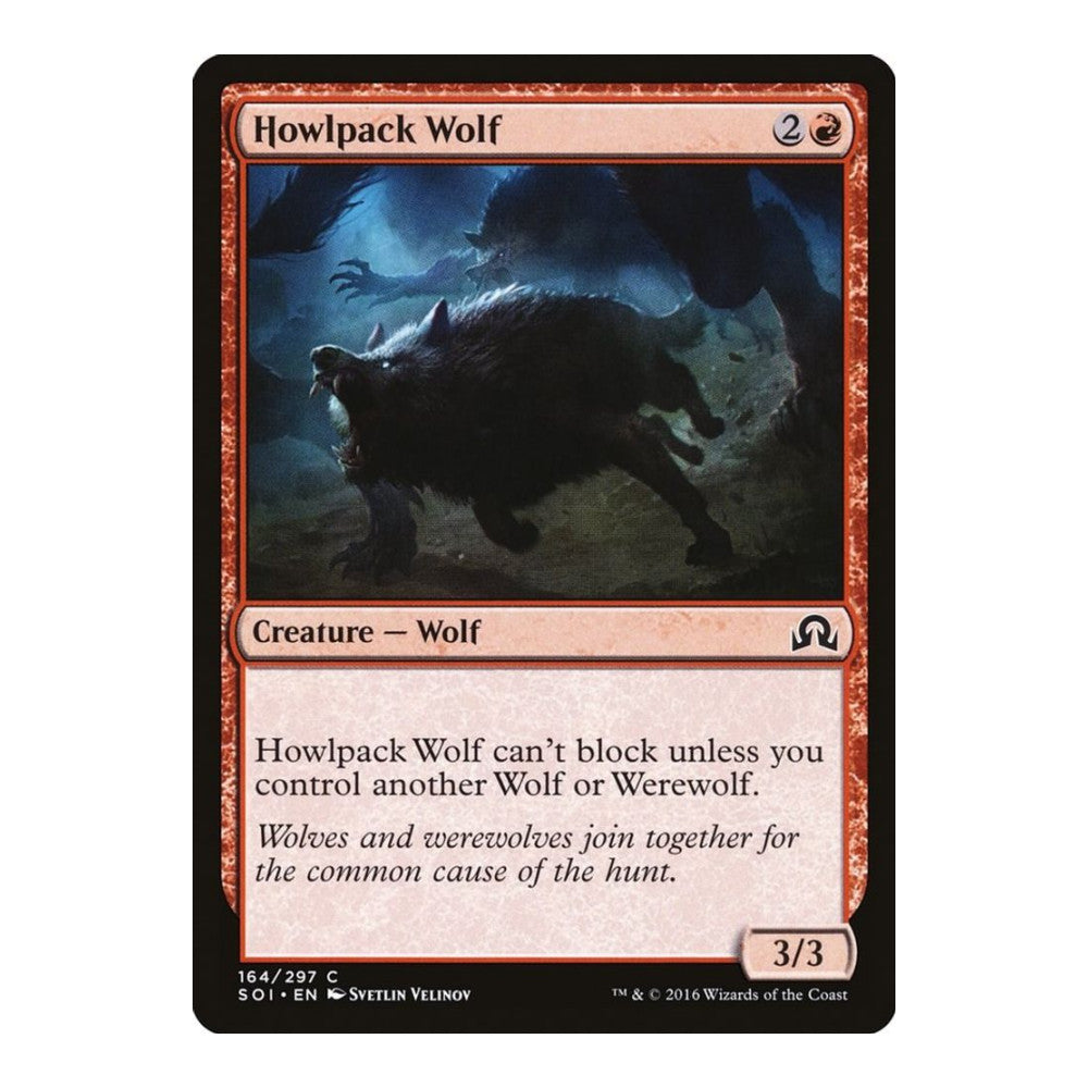 Howlpack Wolf - Shadows over Innistrad () - Near Mint -