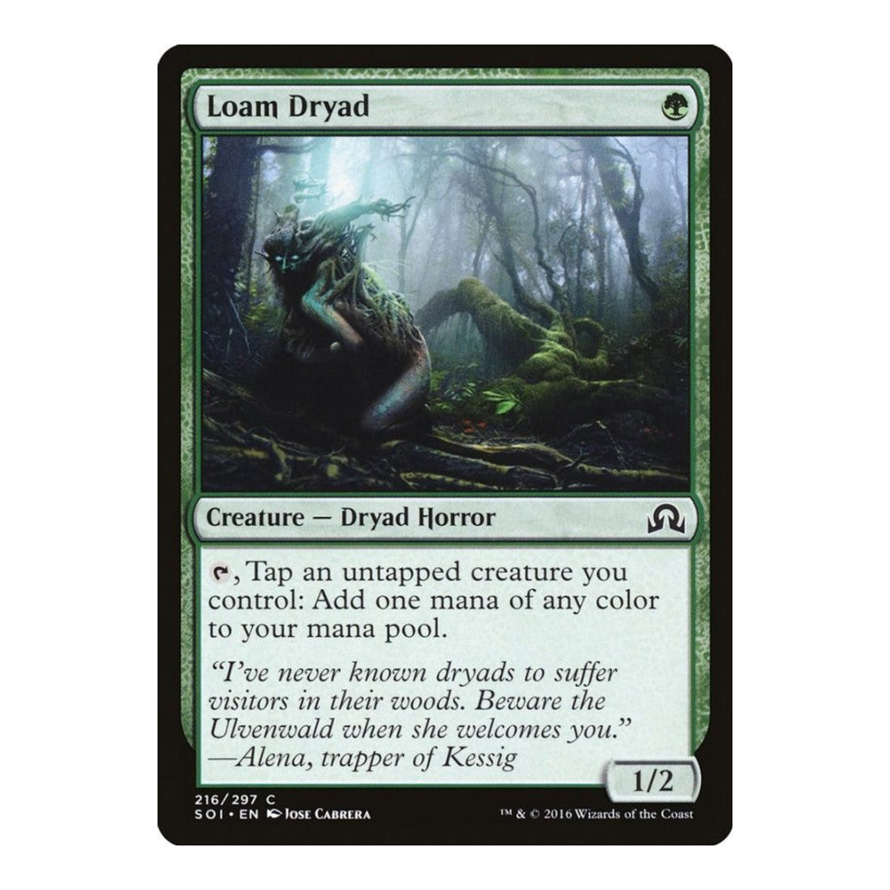 Loam Dryad - Shadows over Innistrad () - Near Mint -