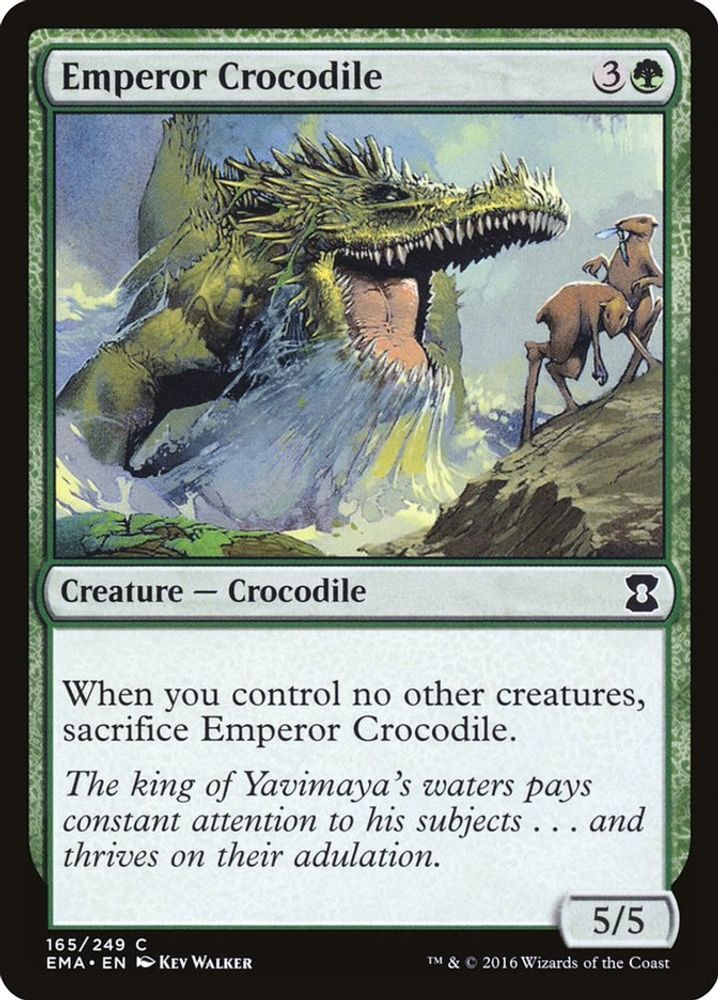 2016 Magic: The Gathering: Eternal Masters (EMA) - Emperor Crocodile (#165, Common) (, Near Mint)