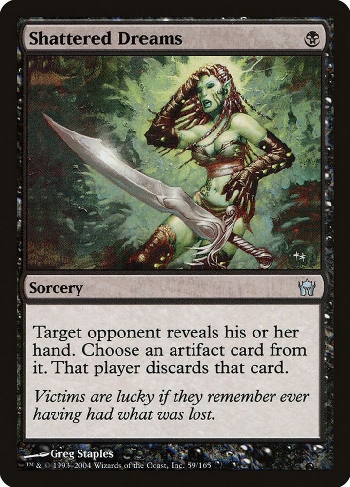 2004 Magic: The Gathering: Fifth Dawn (5DN) - Shattered Dreams (#59, Uncommon) (, Near Mint)