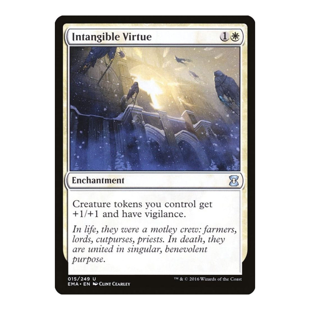 2016 Magic: The Gathering: Eternal Masters (EMA) - Intangible Virtue (#15, Uncommon) (, Near Mint)
