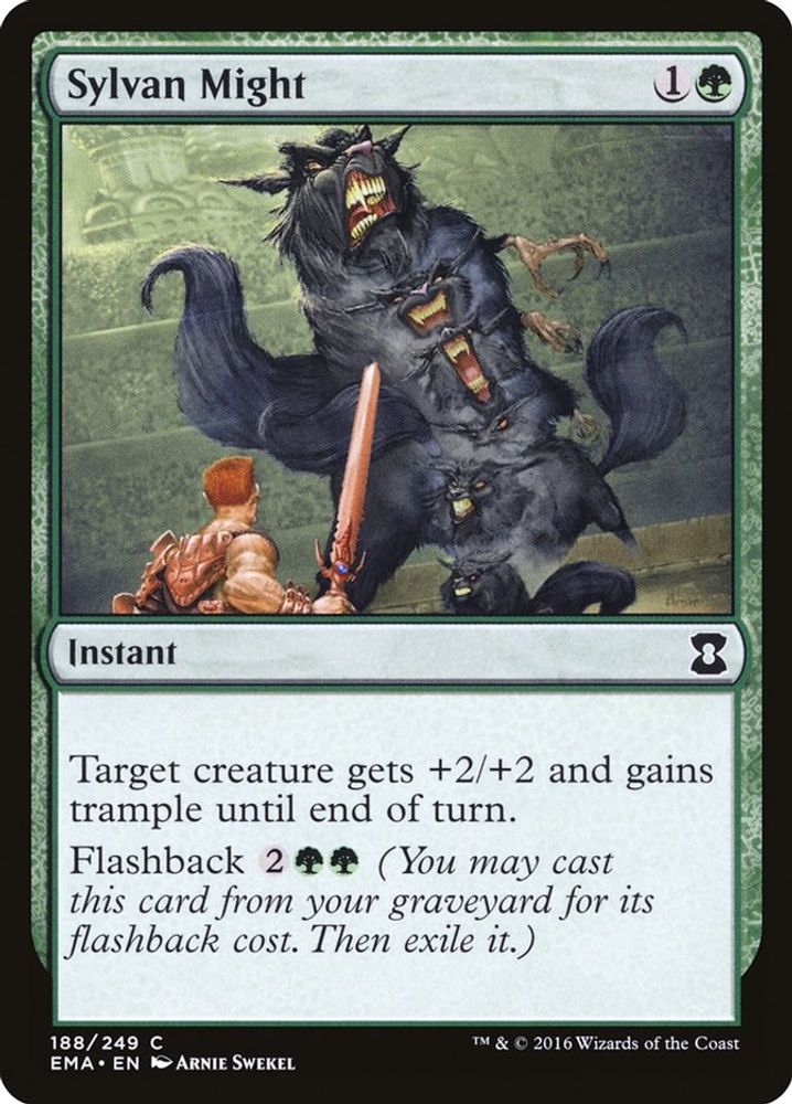 2016 Magic: The Gathering: Eternal Masters (EMA) - Sylvan Might (#188, Common) (, Near Mint)