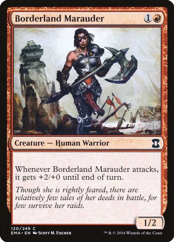 2016 Magic: The Gathering: Eternal Masters (EMA) - Borderland Marauder (#120, Common) (, Near Mint)