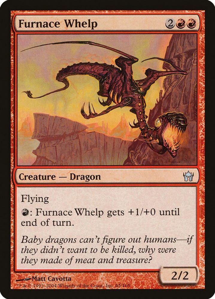 2004 Magic: The Gathering: Fifth Dawn (5DN) - Furnace Whelp (#65, Uncommon) (, Near Mint)