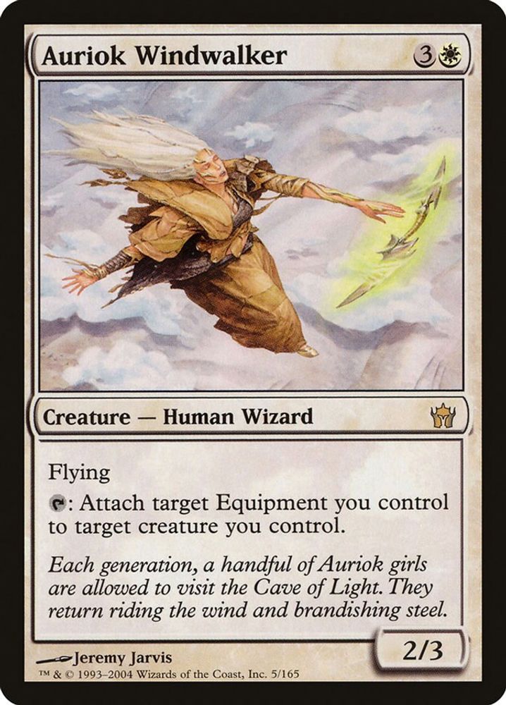 2004 Magic: The Gathering: Fifth Dawn (5DN) - Auriok Windwalker (#5, Rare) (, Near Mint)