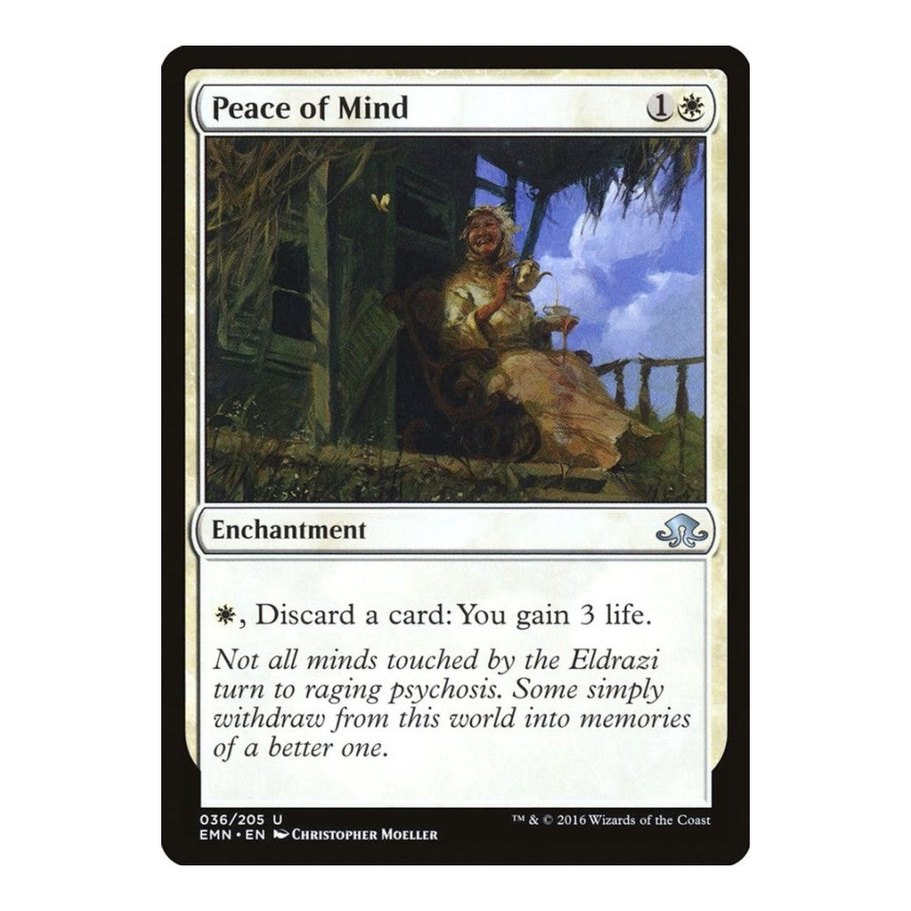 2016 Magic: The Gathering: Eldritch Moon (EMN) - Peace of Mind (#36, Uncommon) (, Near Mint)