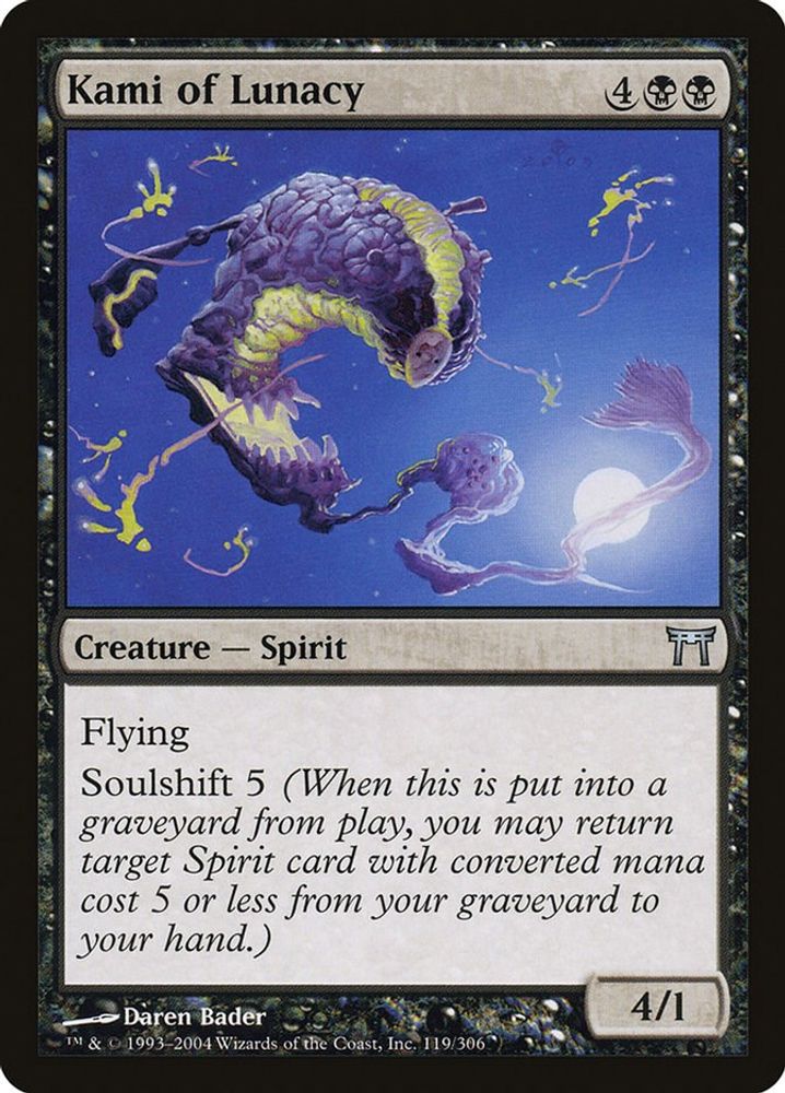 2004 Magic: The Gathering: Champions of Kamigawa (CHK) - Kami of Lunacy (#119, Uncommon) (, Near Mint)