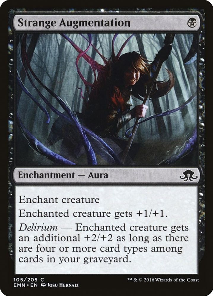 2016 Magic: The Gathering: Eldritch Moon (EMN) - Strange Augmentation (#105, Common) (, Near Mint)