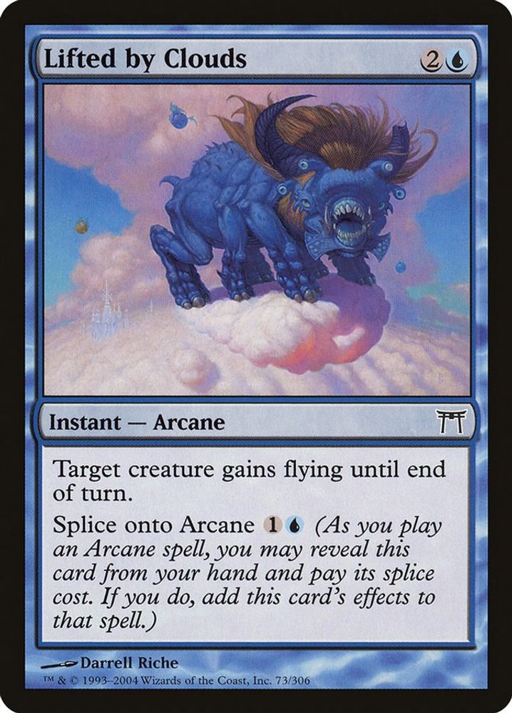 2004 Magic: The Gathering: Champions of Kamigawa (CHK) - Lifted by Clouds (#73, Common) (, Near Mint)