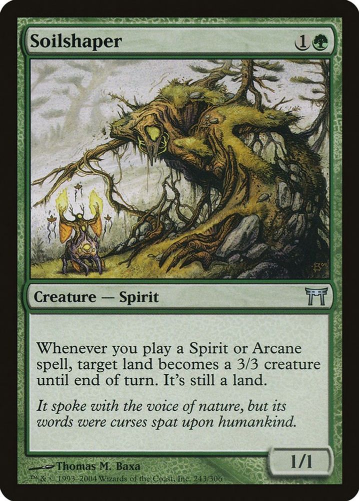 2004 Magic: The Gathering: Champions of Kamigawa (CHK) - Soilshaper (#243, Uncommon) (, Near Mint)
